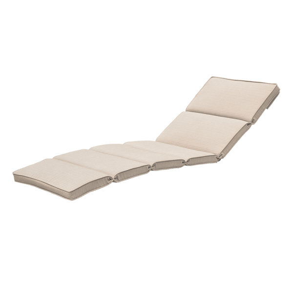 Brayden Studio® Fortenberry Outdoor 2'' Chaise Lounge Cushion & Reviews Wayfair